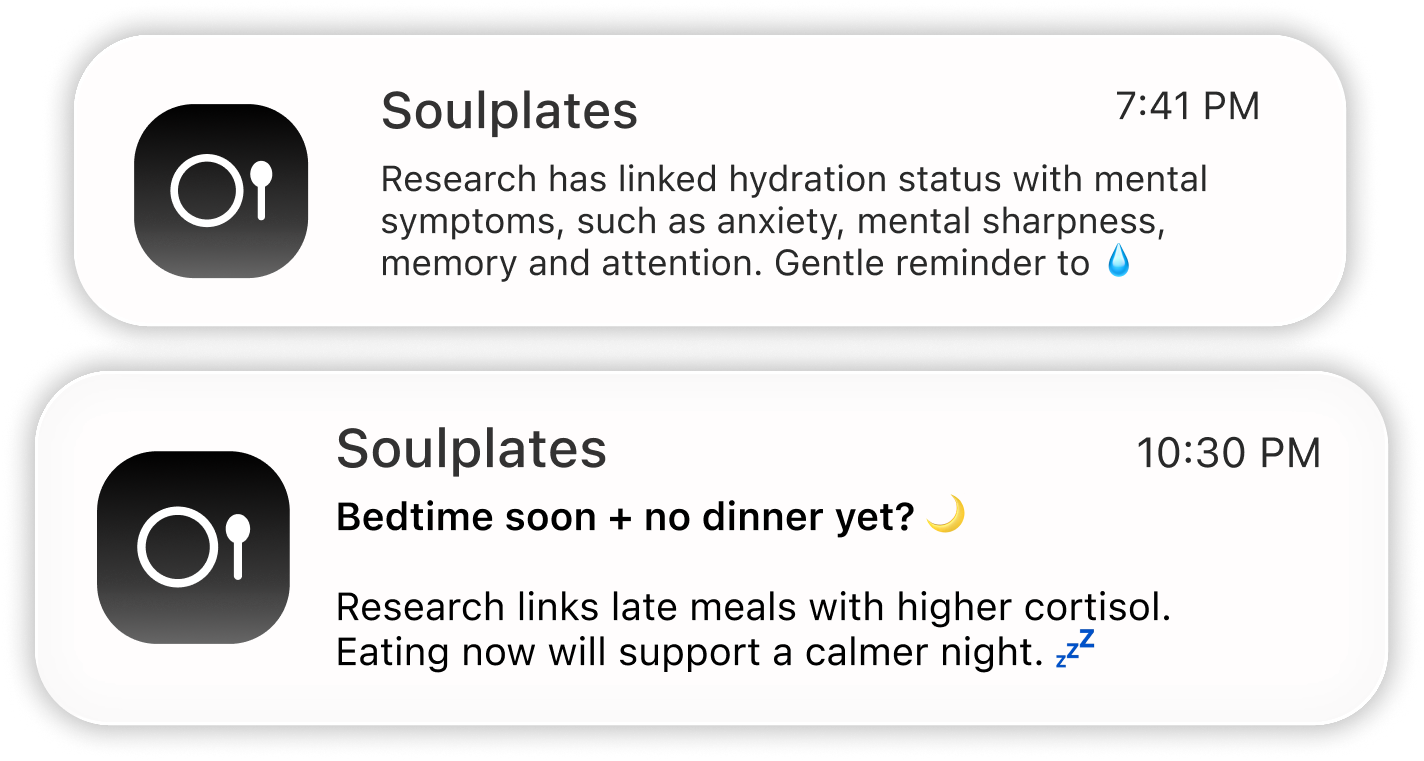 Notification examples